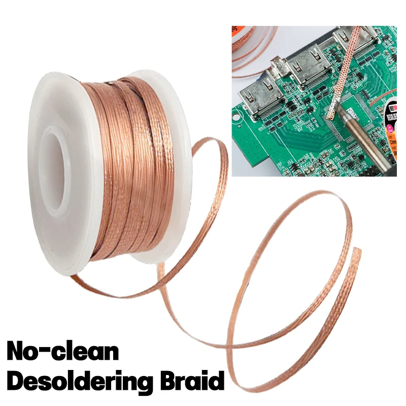 1,5/3/6/10M Kupfer-Schweißdrah – Solder Wick Braid Bewertung und Preis