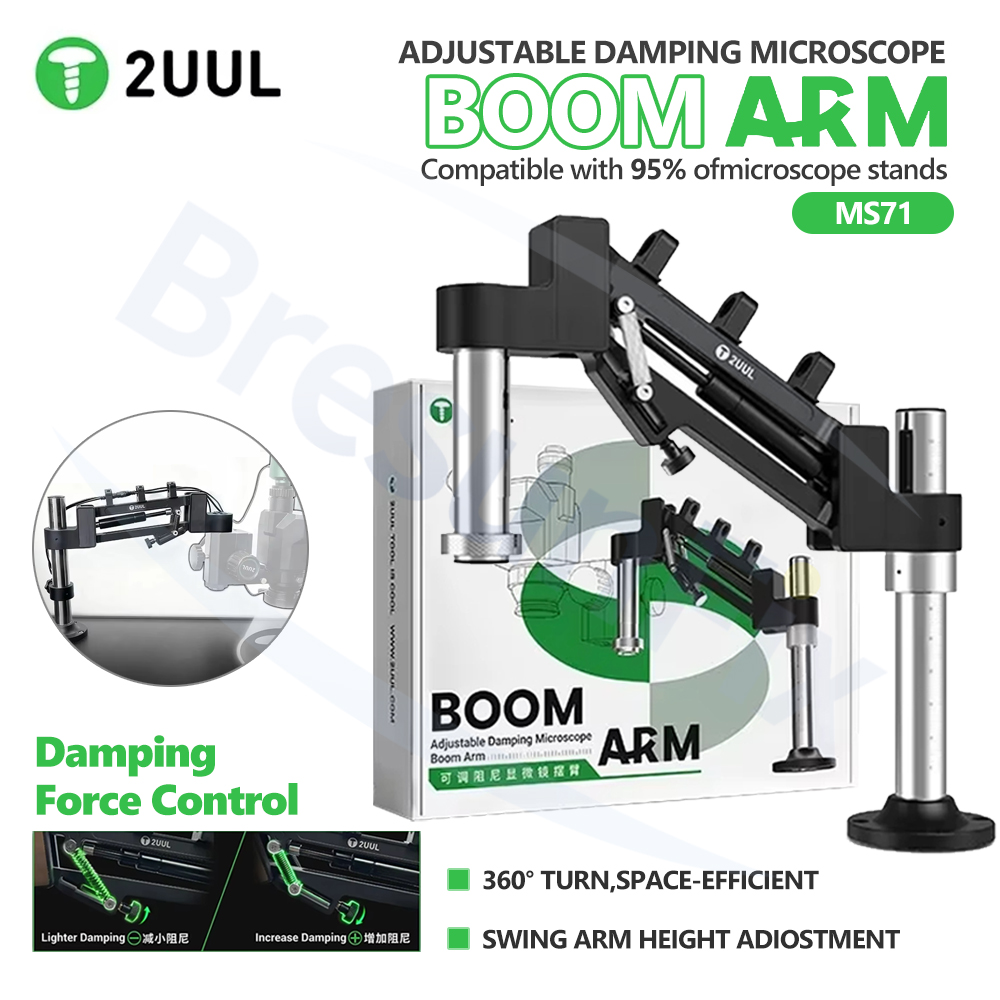 2UUL MS71 Verstellbarer Dämpfu – Electronics Repair Microscope Bewertung und Preis