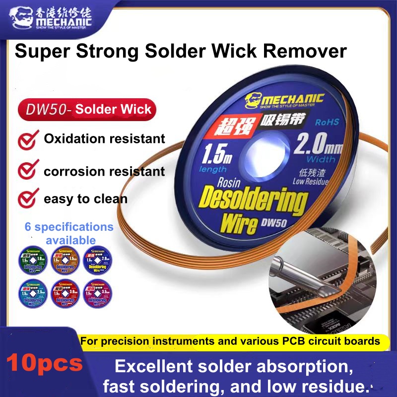 10 Stück Hochreiner Kupfer-Löt – Solder Wick Braid Bewertung und Preis